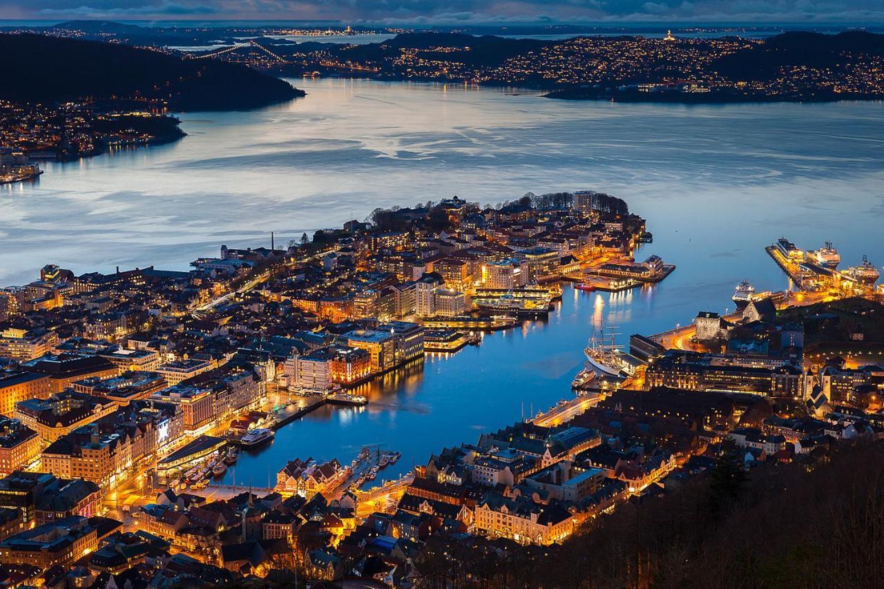 Hakonsgaten Bergen Bagian luar foto